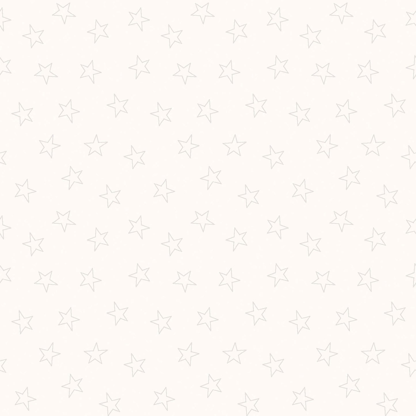 Solitaire Star Silhouettes Soft White MAS321-SW by Maywood Studio (sold in 25cm increments)