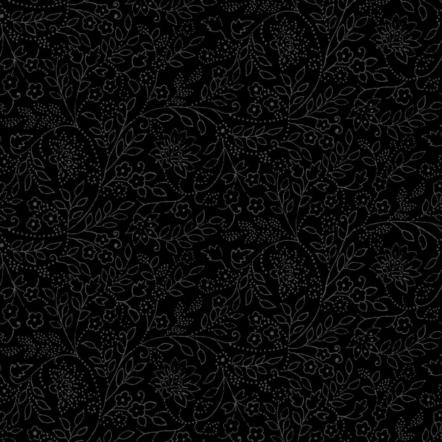 Solitaire Jasmine Black MAS327-J by Maywood Studio (sold in 25cm increments)