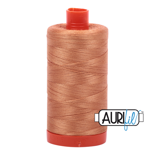 Aurifil 50wt Cotton 2210 Caramel 1300m Spool