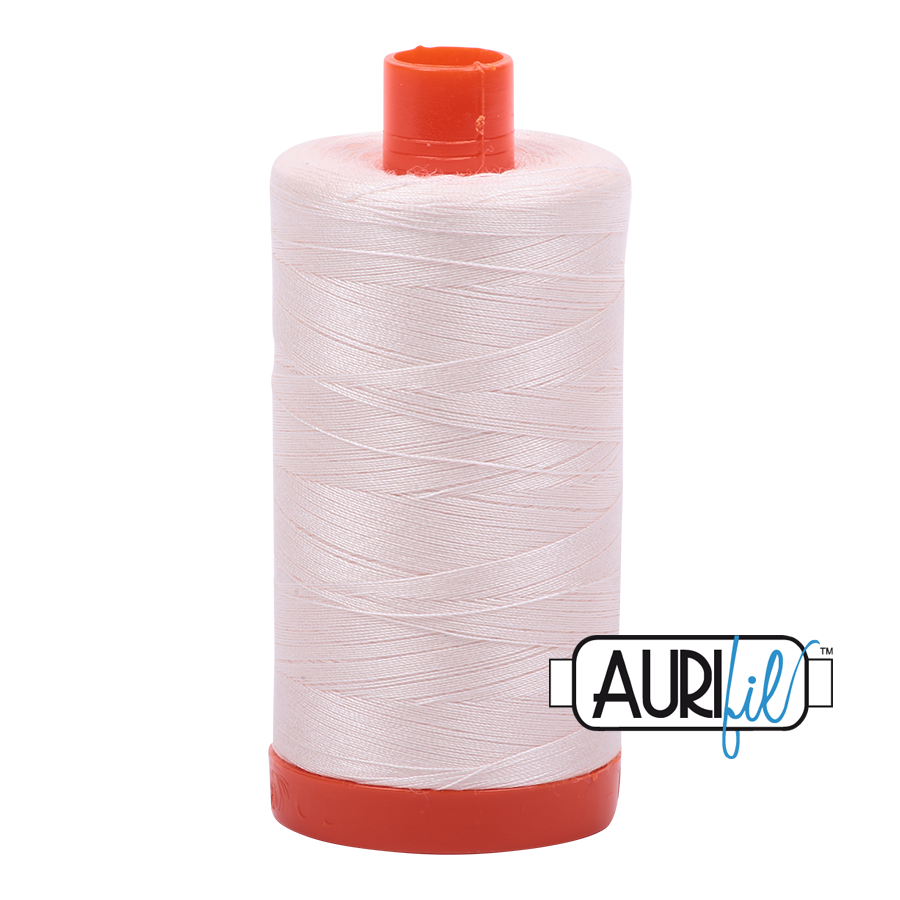 Aurifil 50wt Cotton 2405 Oyster 1300m Spool