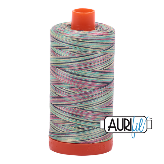 Aurifil 50wt Cotton 3817 Marrakesh Variegated 1300m Spool