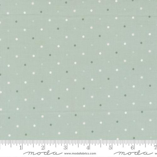 Wideback Magic Dot Robins Egg M10802664 by Lella Boutique for Moda Fabrics (sold in 25cm increments)