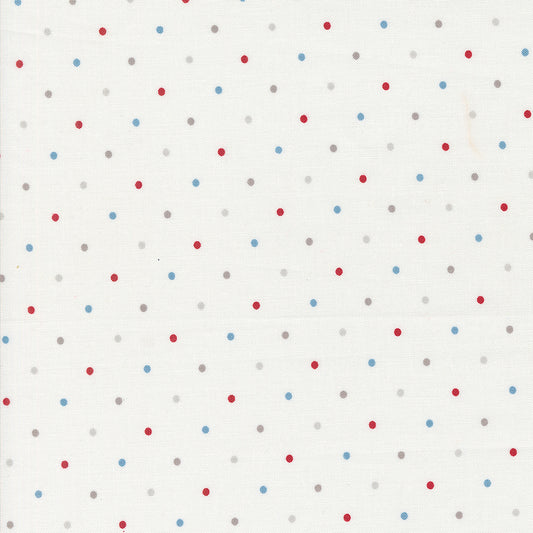 Magic Dot Americana M523037 by Lella Boutique for Moda Fabrics (sold in 25cm increments) (Copy)