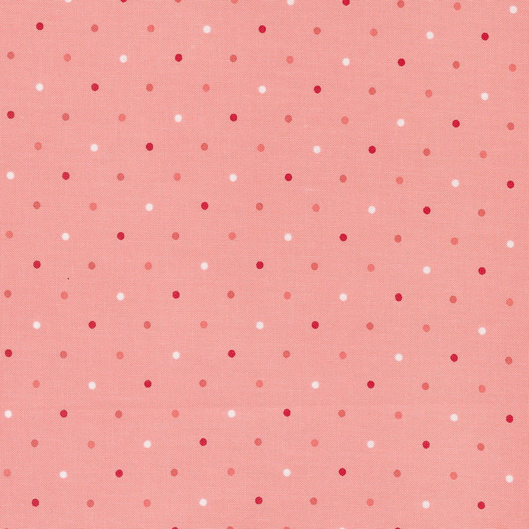 Magic Dot Pink Lemonade M523034 by Lella Boutique for Moda Fabrics (sold in 25cm increments)