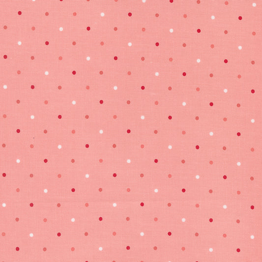 Magic Dot Pink Lemonade M523034 by Lella Boutique for Moda Fabrics (sold in 25cm increments)