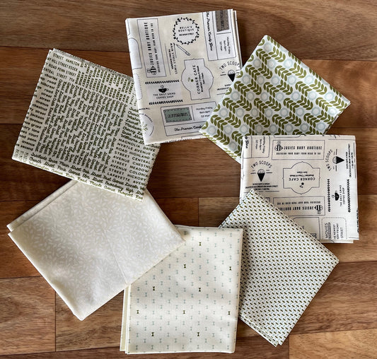 Main Street White Fat Quarter Bundle by Sweetwater for Moda Fabrics