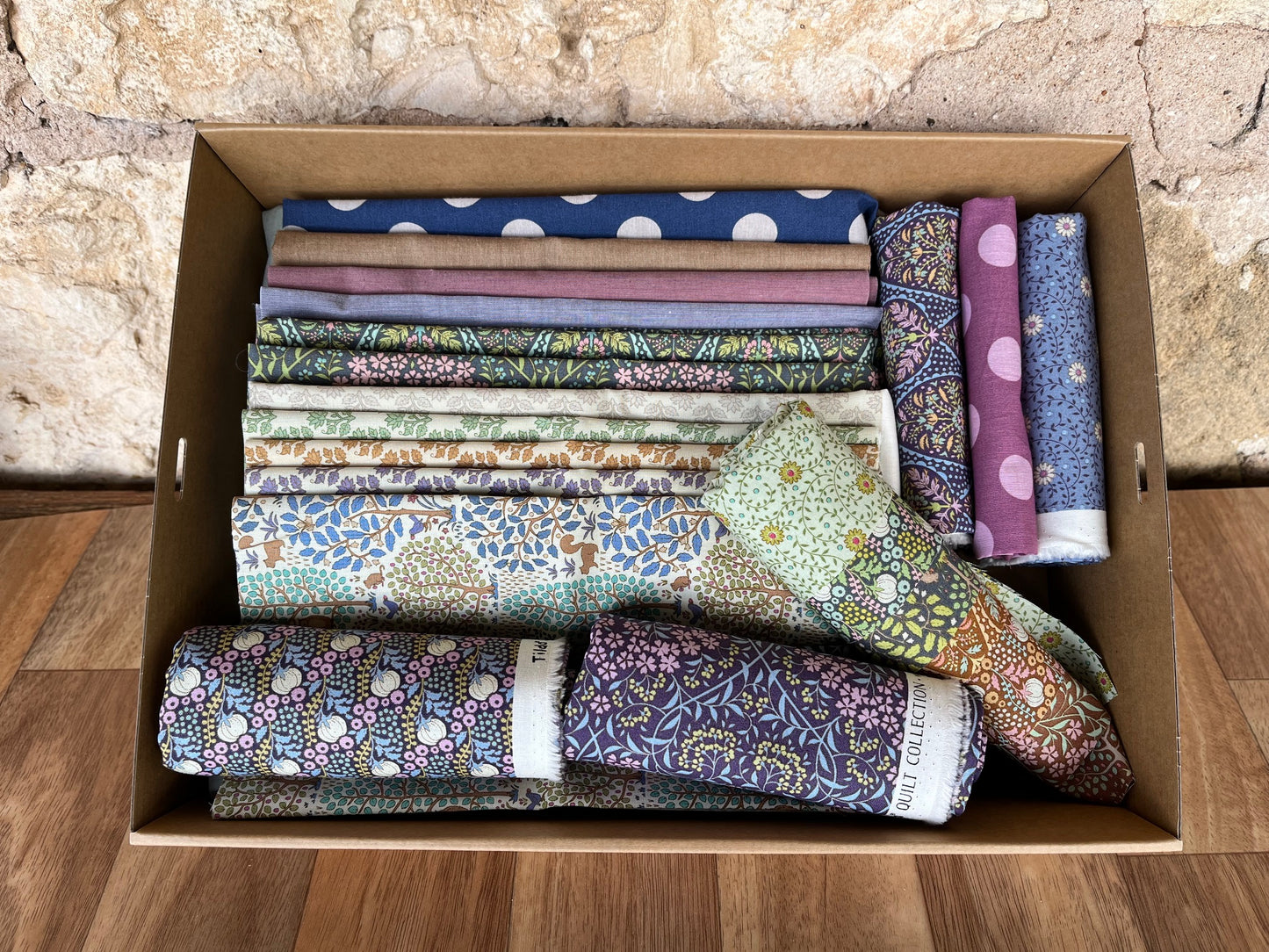 Tilda Sanctuary Made Do and Mend Sage Quilt Kit