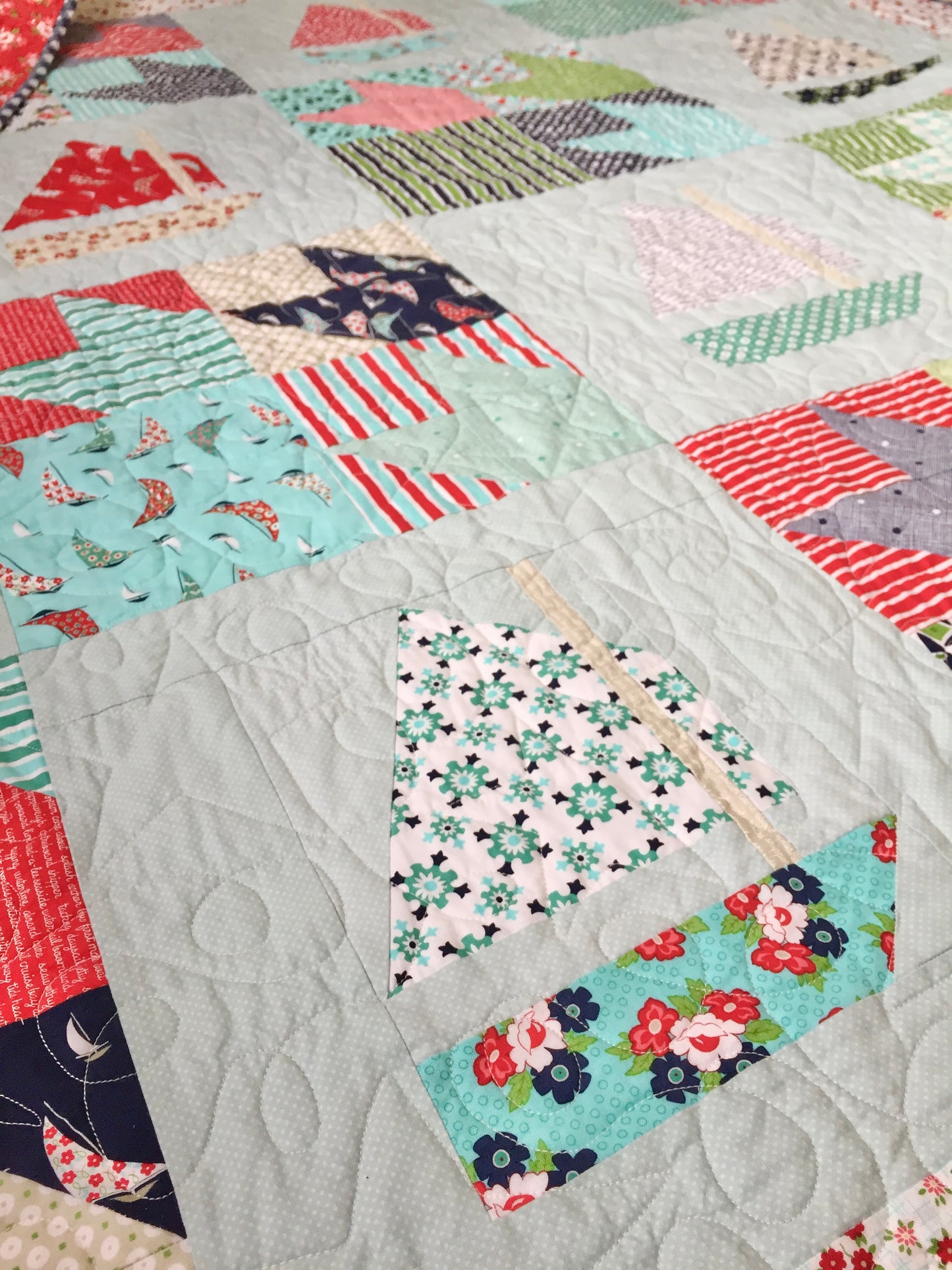 Make Sail Quilt Pattern By CakeStand Quilts