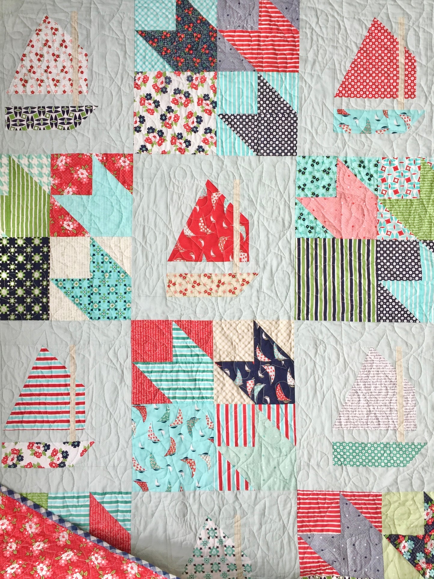 Make Sail Quilt Pattern By CakeStand Quilts
