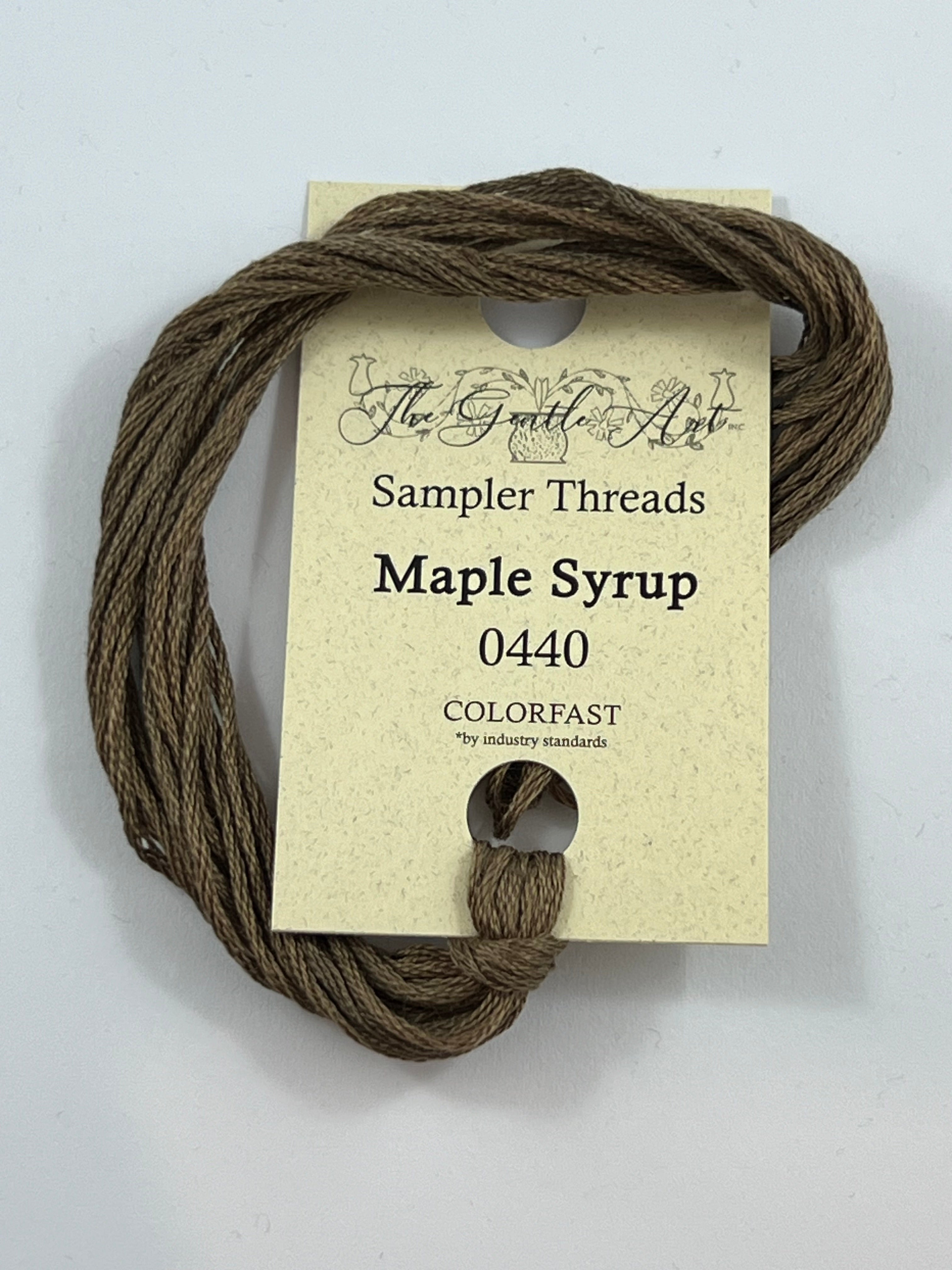 Thread Syrup Maple Syrup 0440 The Gentle Art Sampler Thread 6 Stranded Hand Dyed Em ...