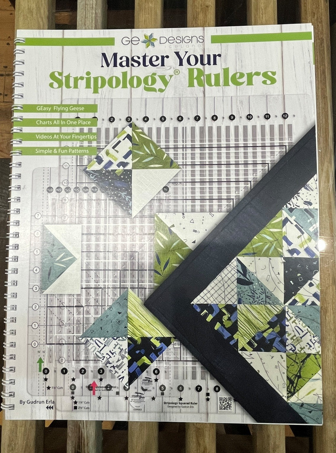 Master Your Stripology Rulers Book by Gudrun Erla of GE Designs