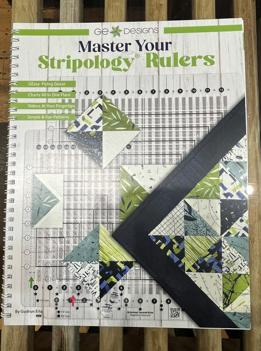Master Your Stripology Rulers Book by Gudrun Erla of GE Designs