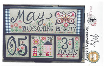 May Blossoming Beauty Cross Stitch Pattern by Quaint Rose Needlearts