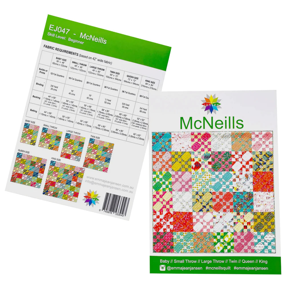 McNeills Quilt Pattern by Emma Jean Jansen