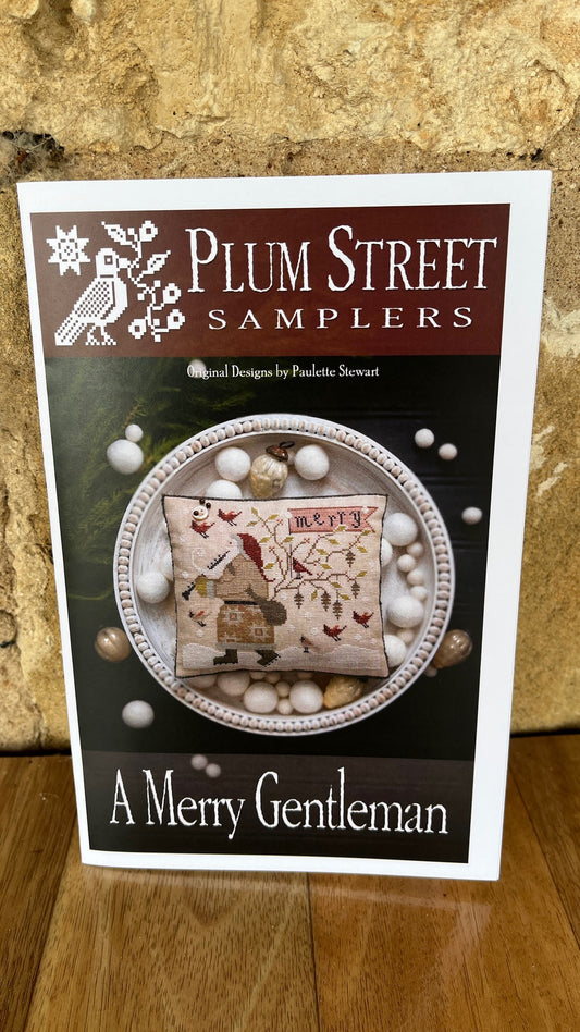 Merry Gentleman Cross Stitch Pattern Plum Street Samplers