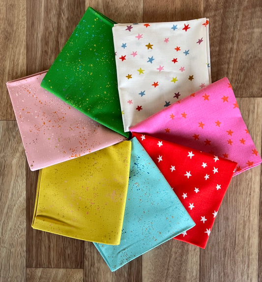 Merry Happy Coordinates Fat Quarter Bundle by Kimberly Kight for Ruby Star Society