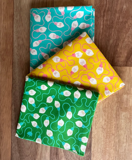Merry Happy High Strung Fat Quarter Bundle by Kimberly Kight for Ruby Star Society