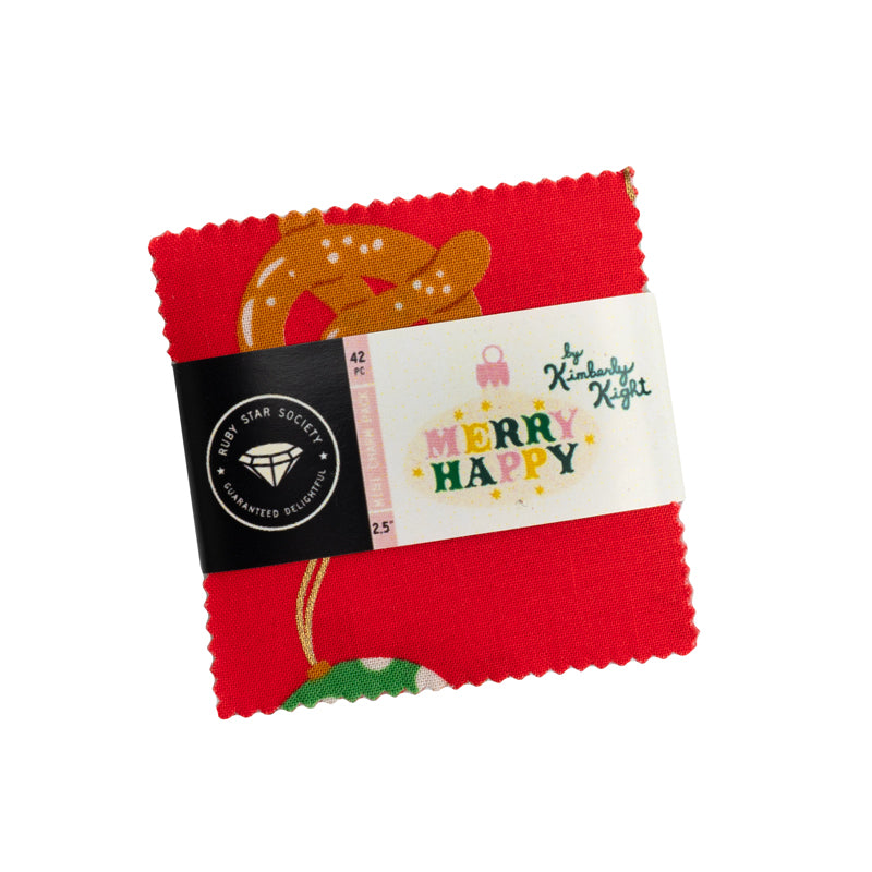 Merry Happy Mini Charm Pack by Kimberly Kight for Ruby Star Society