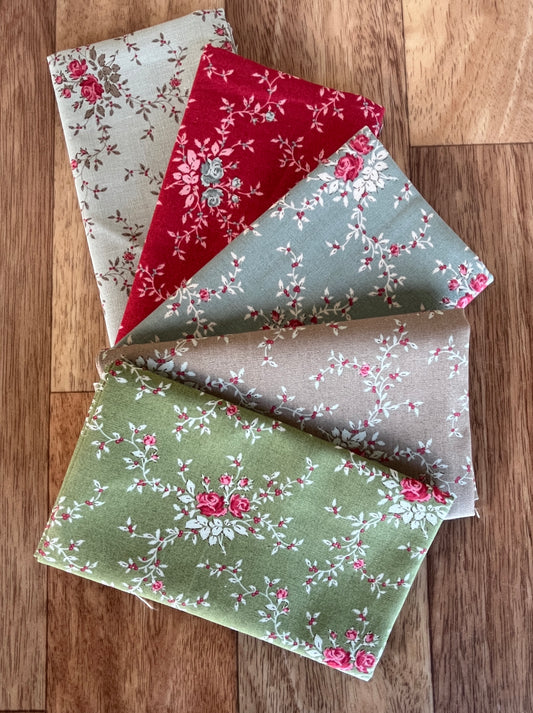 Tilda Merry Little Christmas Noel Blenders Fat Eighth Bundle