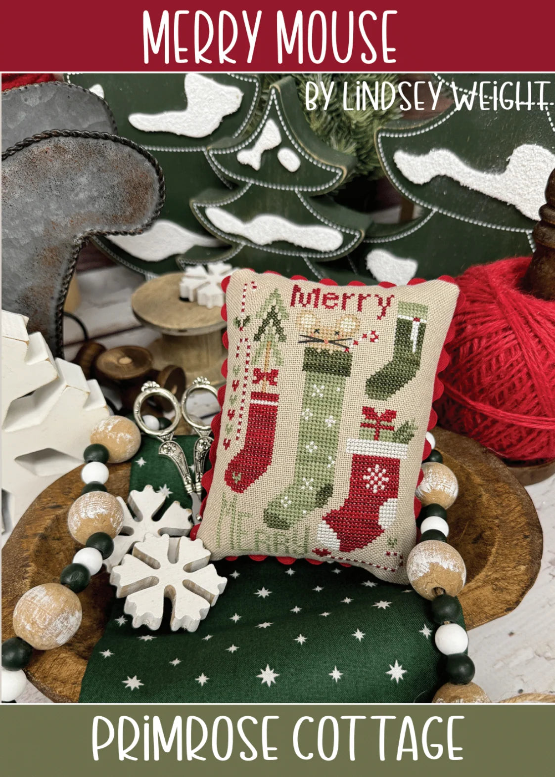 Merry Mouse Cross Stitch Pattern Primrose Cottage Stitches