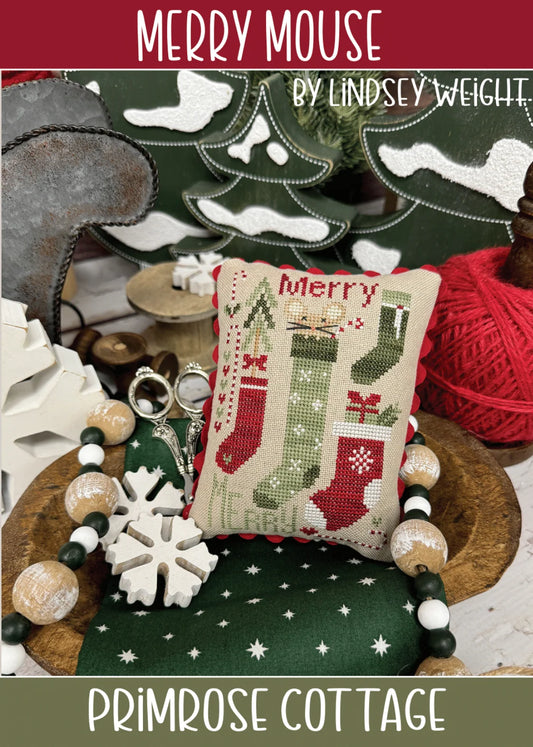 Merry Mouse Cross Stitch Pattern Primrose Cottage Stitches