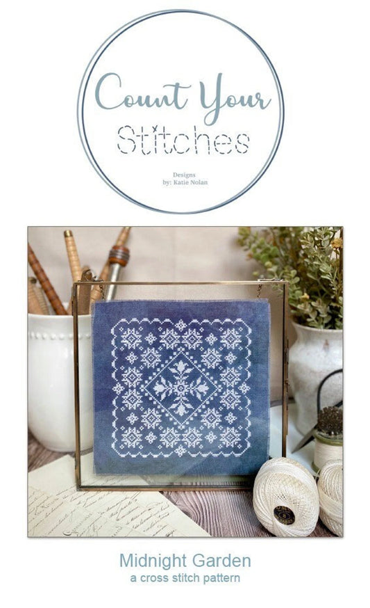 Midnight Garden Cross Stitch Pattern by Count Your Stitches Designs