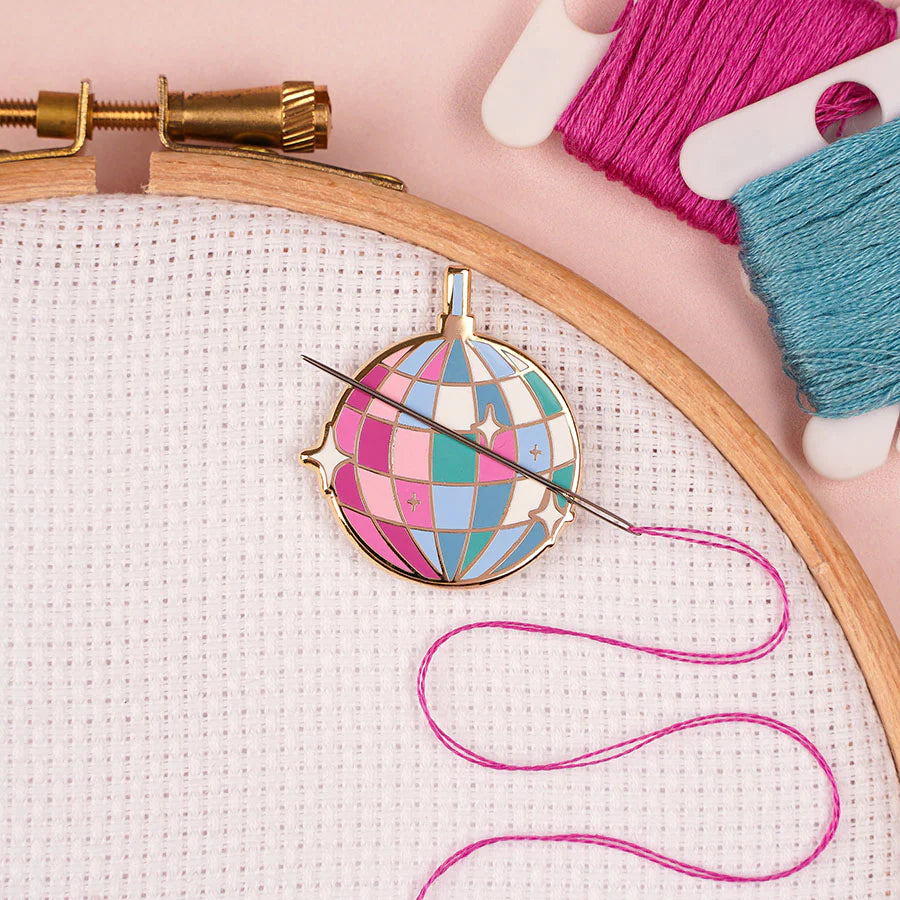 Mirror Ball Magnetic Needle Minder by Caterpillar Cross Stitch