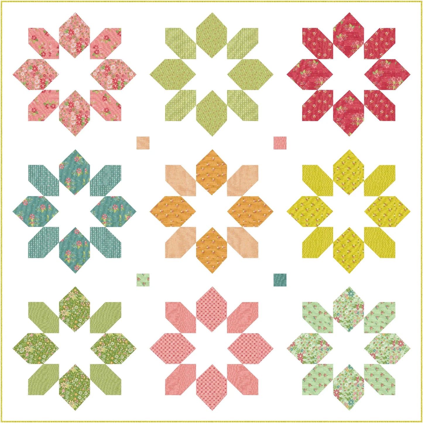 Miss Magnolia Quilt Pattern by Chelsi Stratton