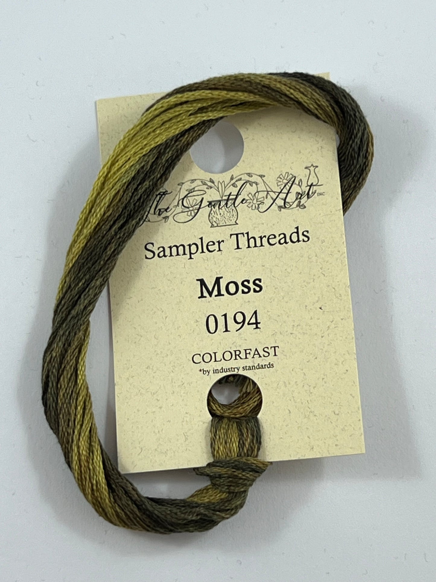 Moss 0194 The Gentle Art Sampler Thread 6 Stranded Hand Dyed Embroidery Floss