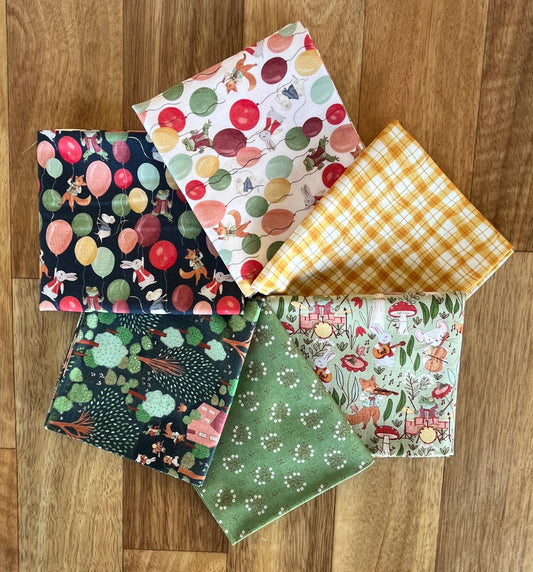Musical Willow Fat Quarter Bundle by Mel Armstrong for Nutex Fabric