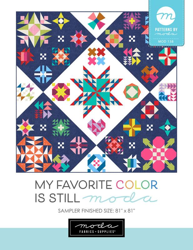 My Favorite Color Quilt Pattern by Moda Fabrics
