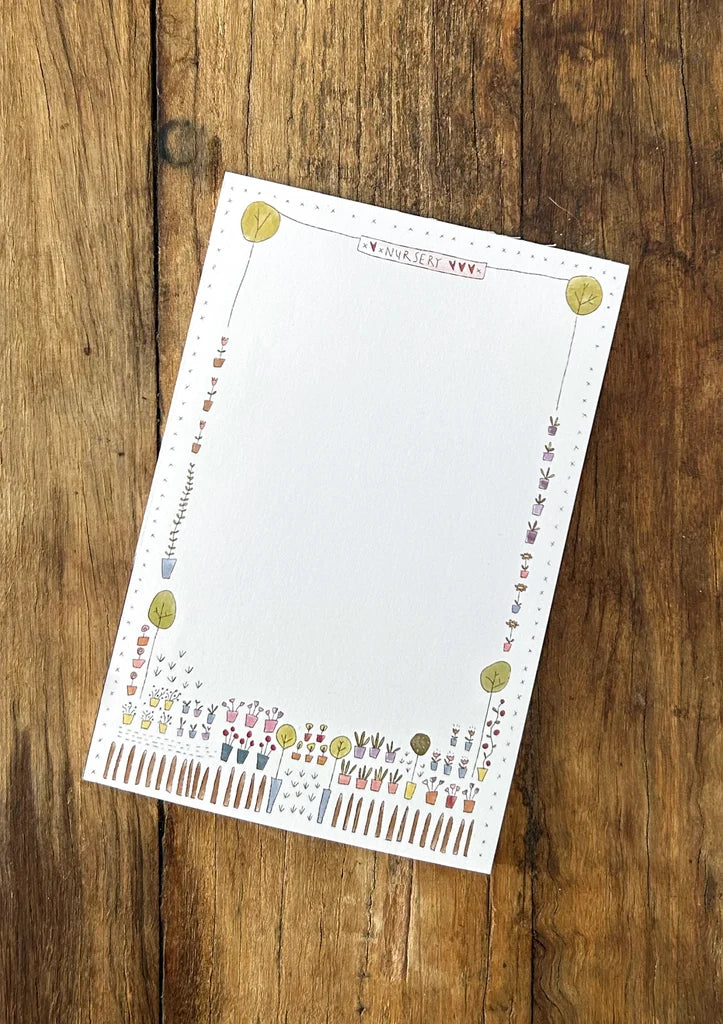 My Little Nursery Notepad by Anni Downs of Hatched and Patched