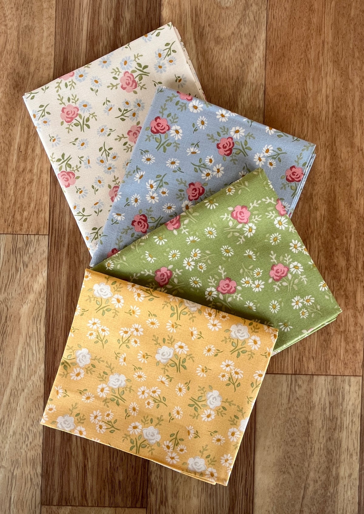My Secret Garden Small Floral Fat Quarter Bundle by Stacy Iest Hsu for Moda Fabrics