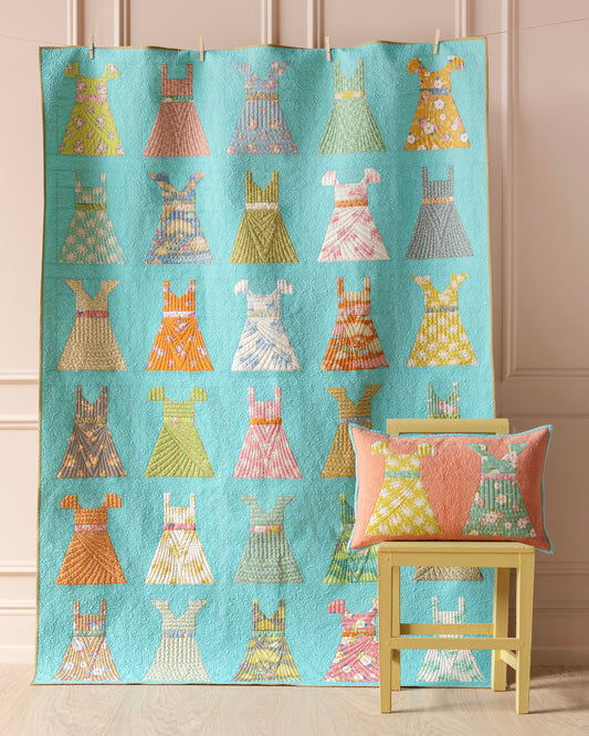 Sunday Brunch My Sunday Best Quilt Kit Teal by Tilda