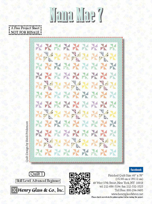 Nana Mae Quilt Kit No.1