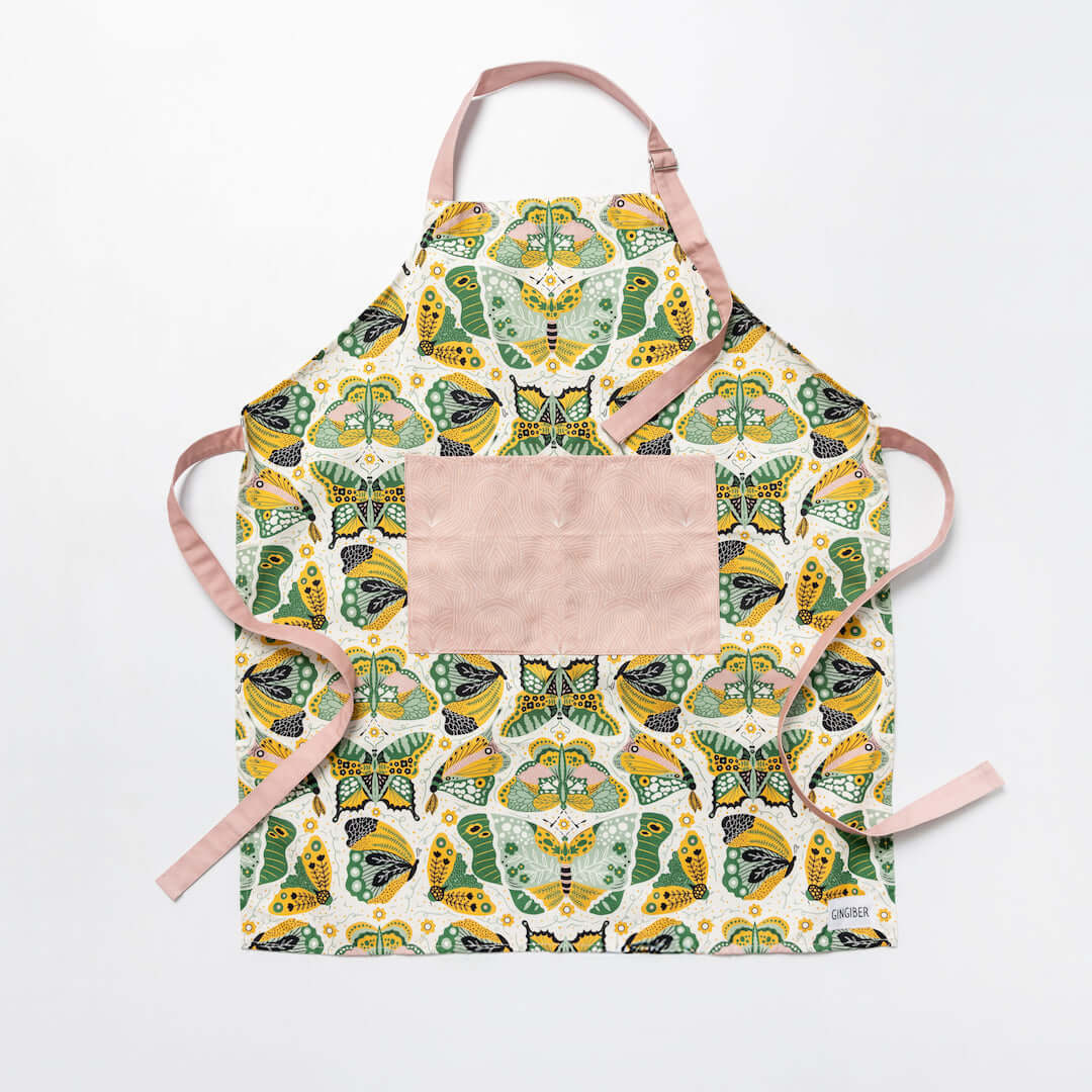 Night Butterfly Apron by Gingiber