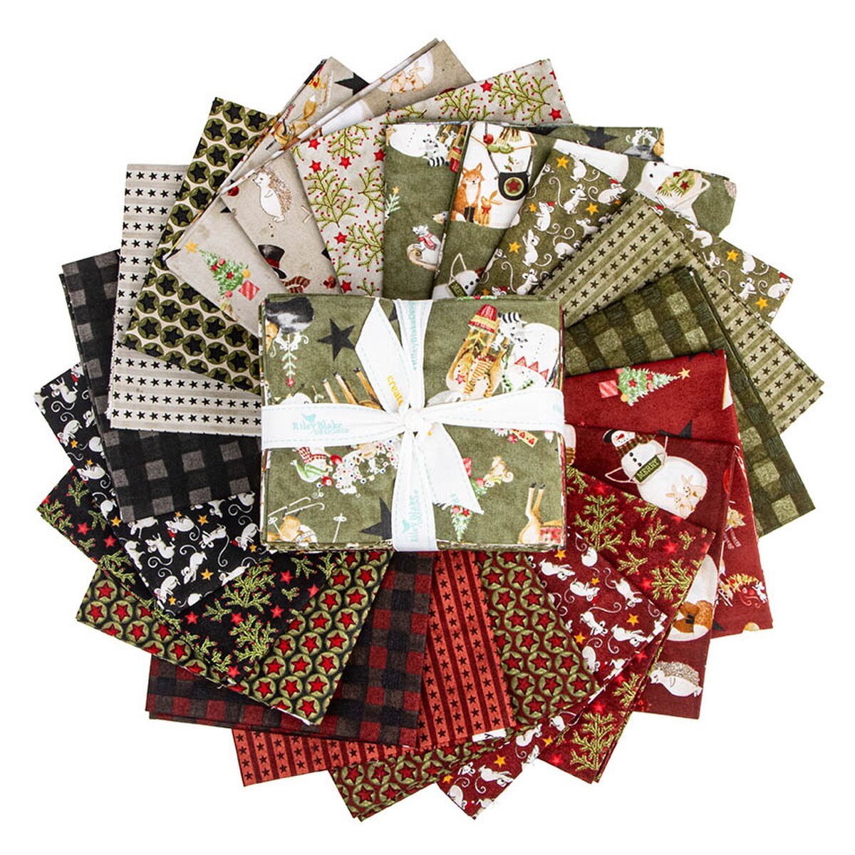 Northern Christmas Fat Eighth Bundle by Teresa Kogut for Riley Blake Fabrics