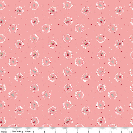 Nutcracker Tradition Christmas Mice C17673-Sugar by Jennifer Long for Riley Blake Fabrics (sold in 25cm increments)