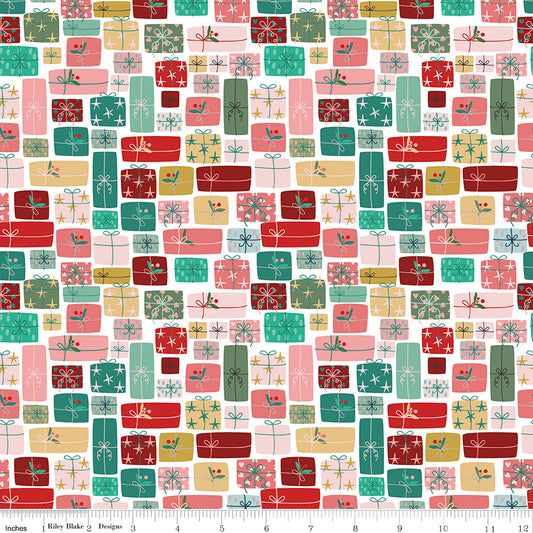 Nutcracker Tradition Gifts of Giving C17675-Multi by Jennifer Long for Riley Blake Fabrics (sold in 25cm increments)