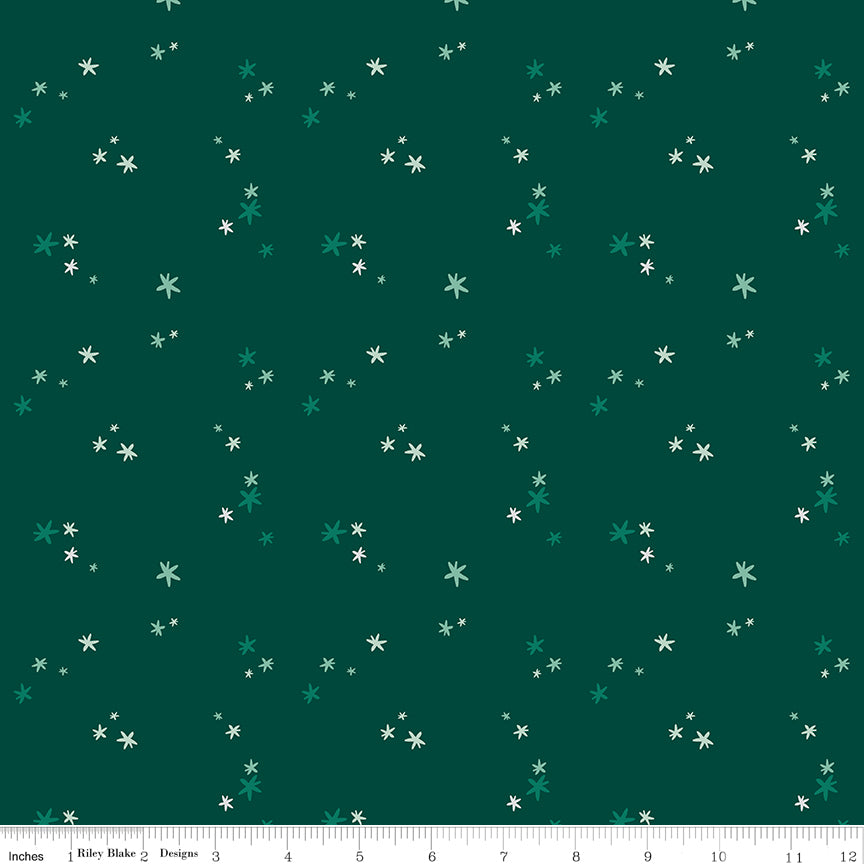 Nutcracker Tradition Christmas Magic C17676-Pine by Jennifer Long for Riley Blake Fabrics (sold in 25cm increments)