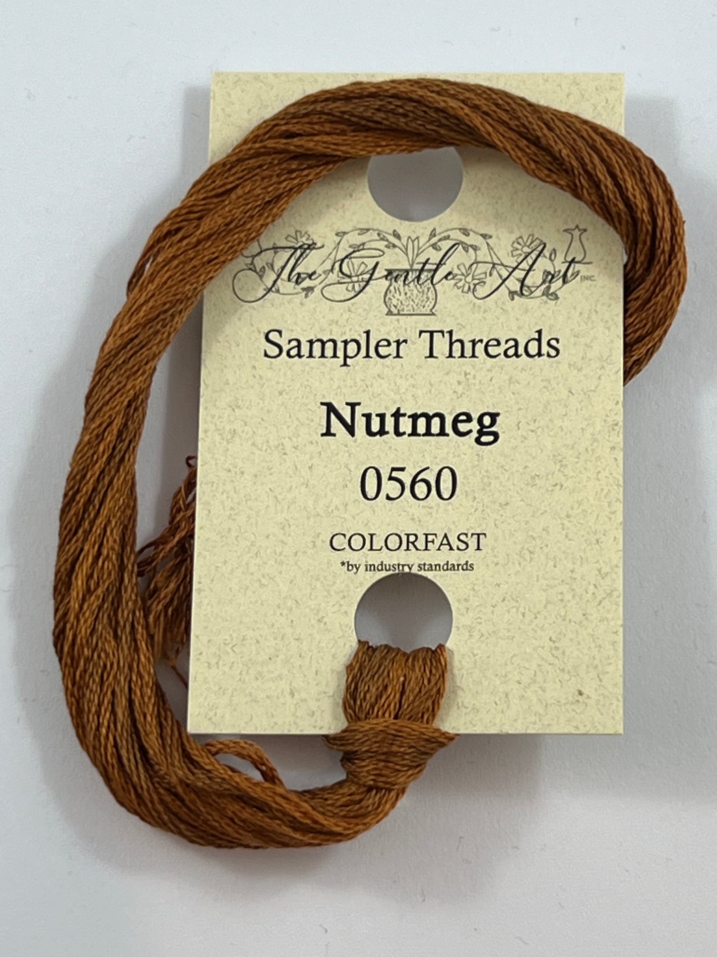 Nutmeg 0560 The Gentle Art Sampler Thread 6 Stranded Hand Dyed Embroidery Floss