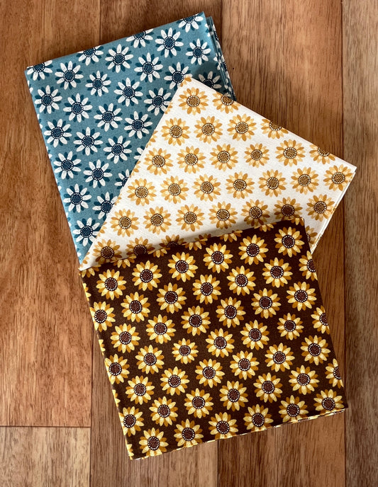 Oakleigh Sunflower Fat Quarter Bundle by Judy Jarvi for Andover Fabrics
