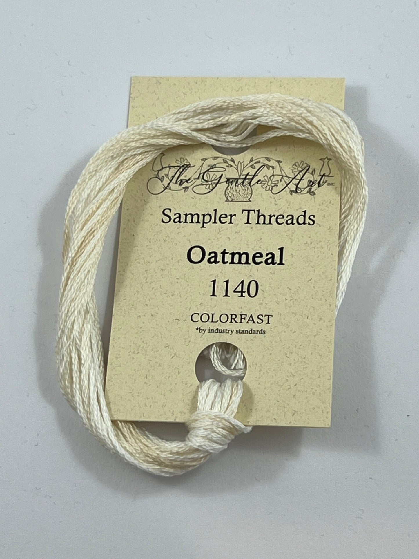 Oatmeal 1140 The Gentle Art Sampler Thread 6 Stranded Hand Dyed Embroidery Floss