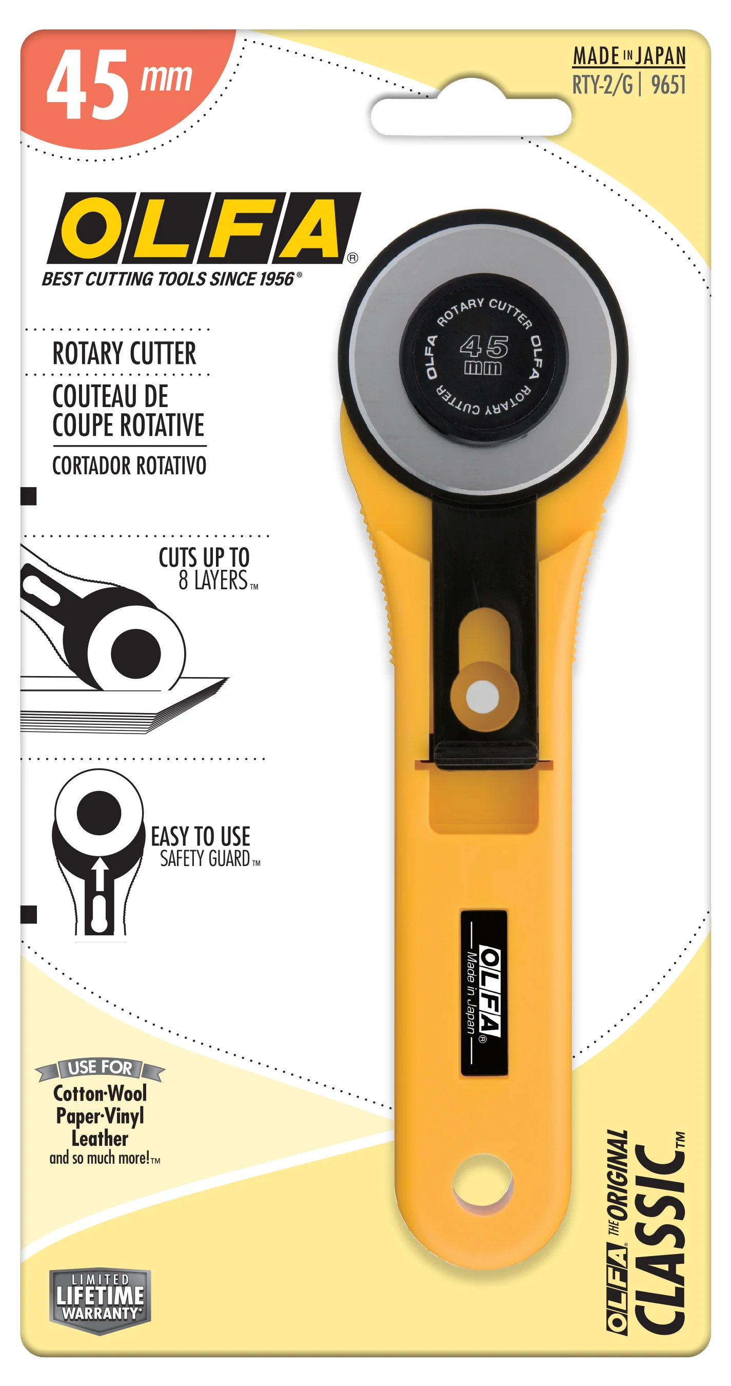 Olfa 45mm Rotary Cutter RTY-2/G