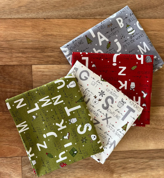 On Dasher A-Z Fat Quarter Bundle by Sweetwater for Moda Fabrics