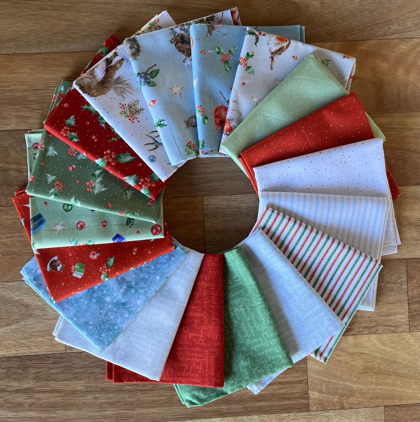 One Snowy Day Fat Quarter Bundle by Hannah Dale of Wrendale Studio for Maywood Studio