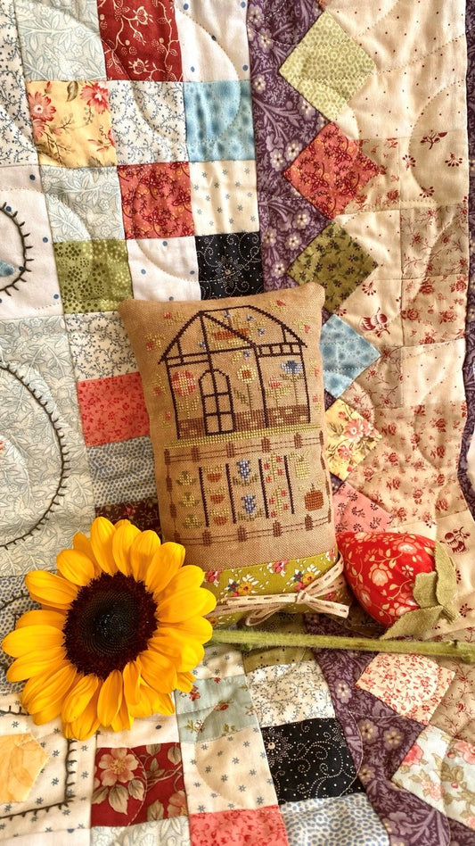 Over the Garden Gate Cross Stitch Pattern by Blueberry Ridge Design