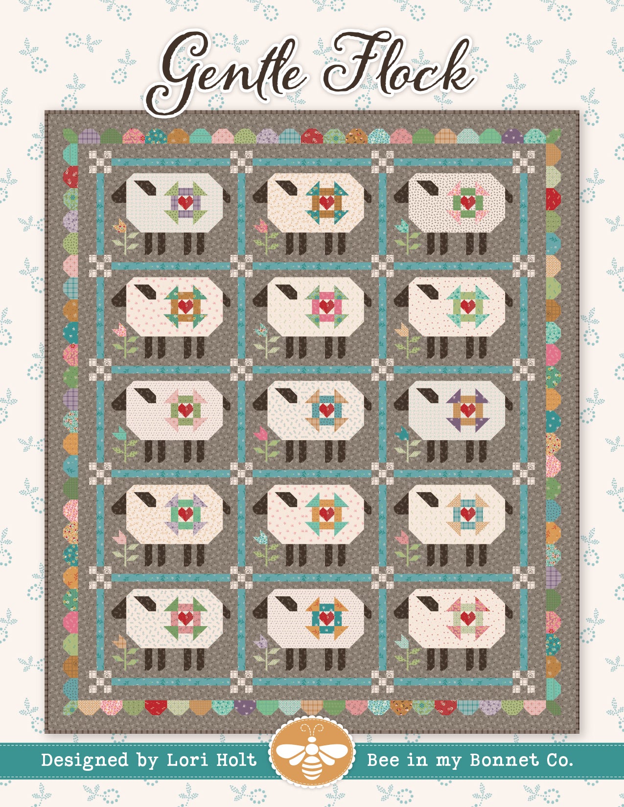 Gentle Flock Quilt Kit Featuring Gentler Times by Lori Holt