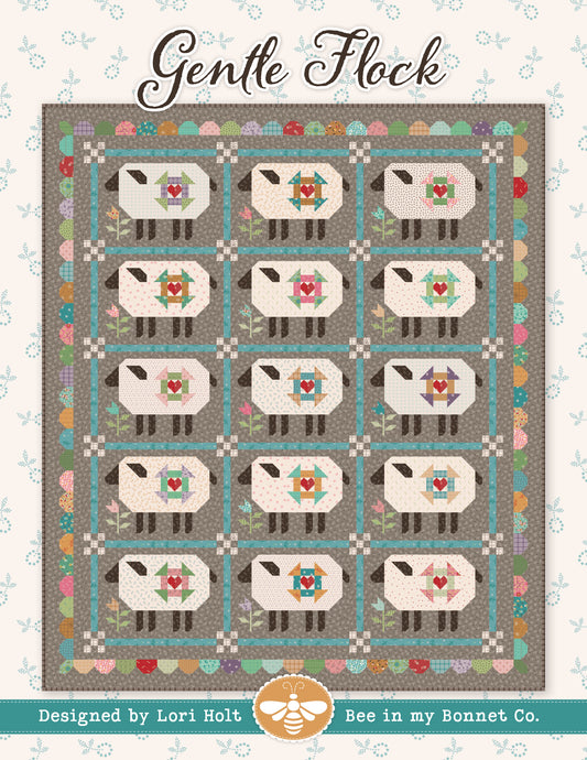 Gentle Flock Quilt Kit Featuring Gentler Times by Lori Holt