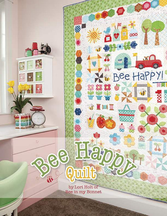 Bee Happy Quilt Pattern Booklet by Lori Holt of Bee in my Bonnet